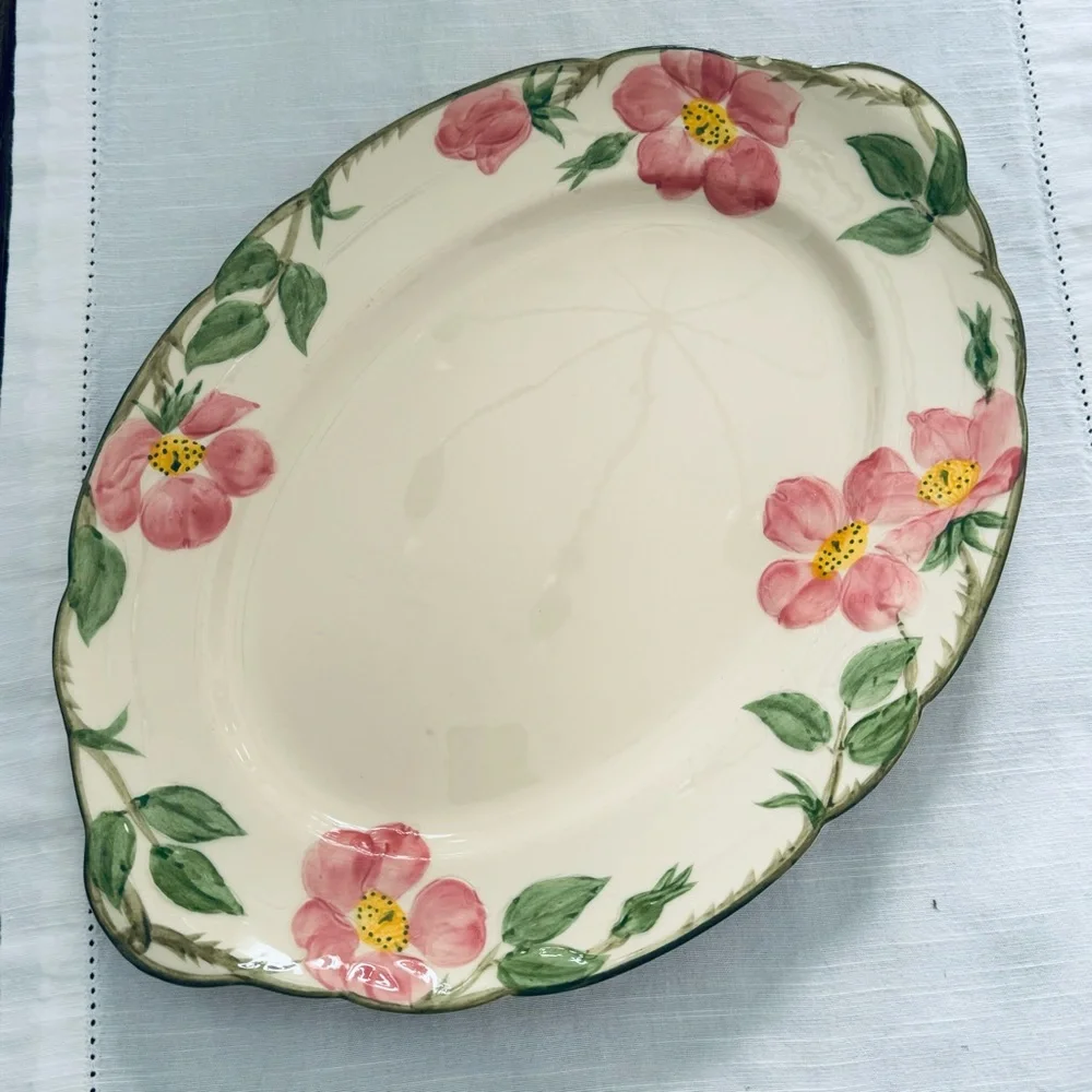 Vintage 1960s Desert Rose Serving Tray 14
